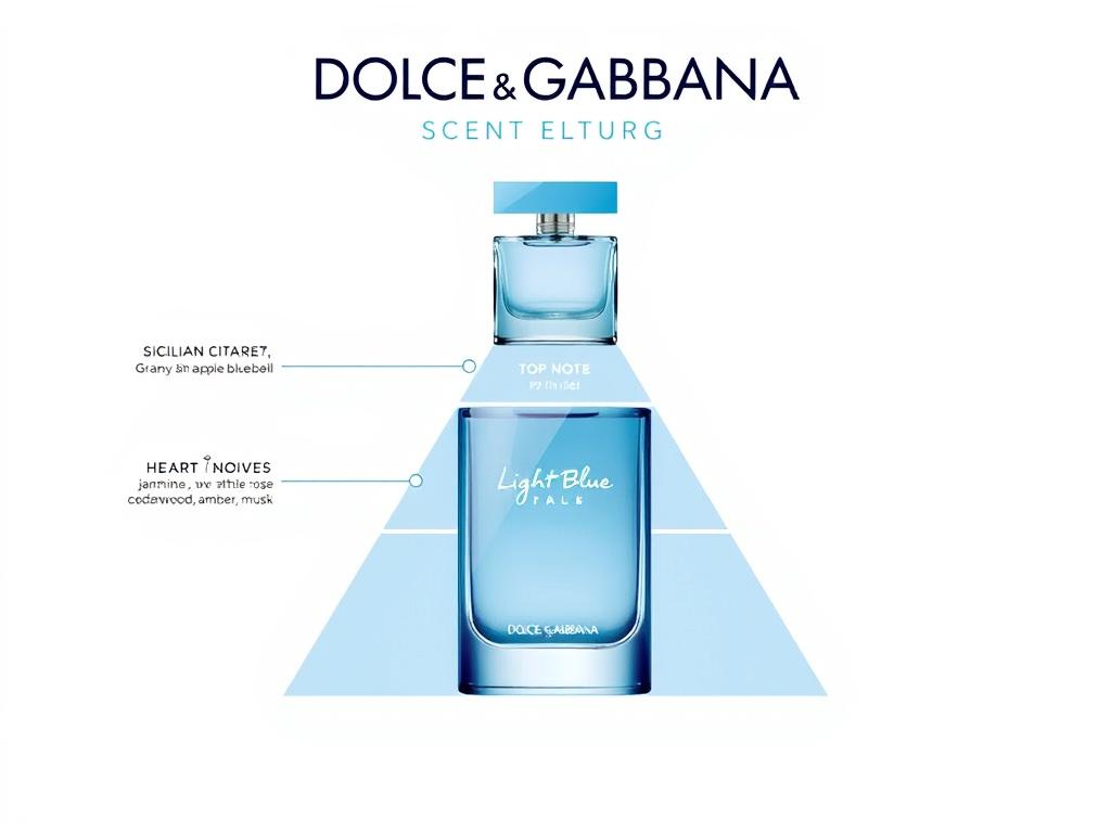 Dolce & Gabbana Light Blue scent pyramid breakdown