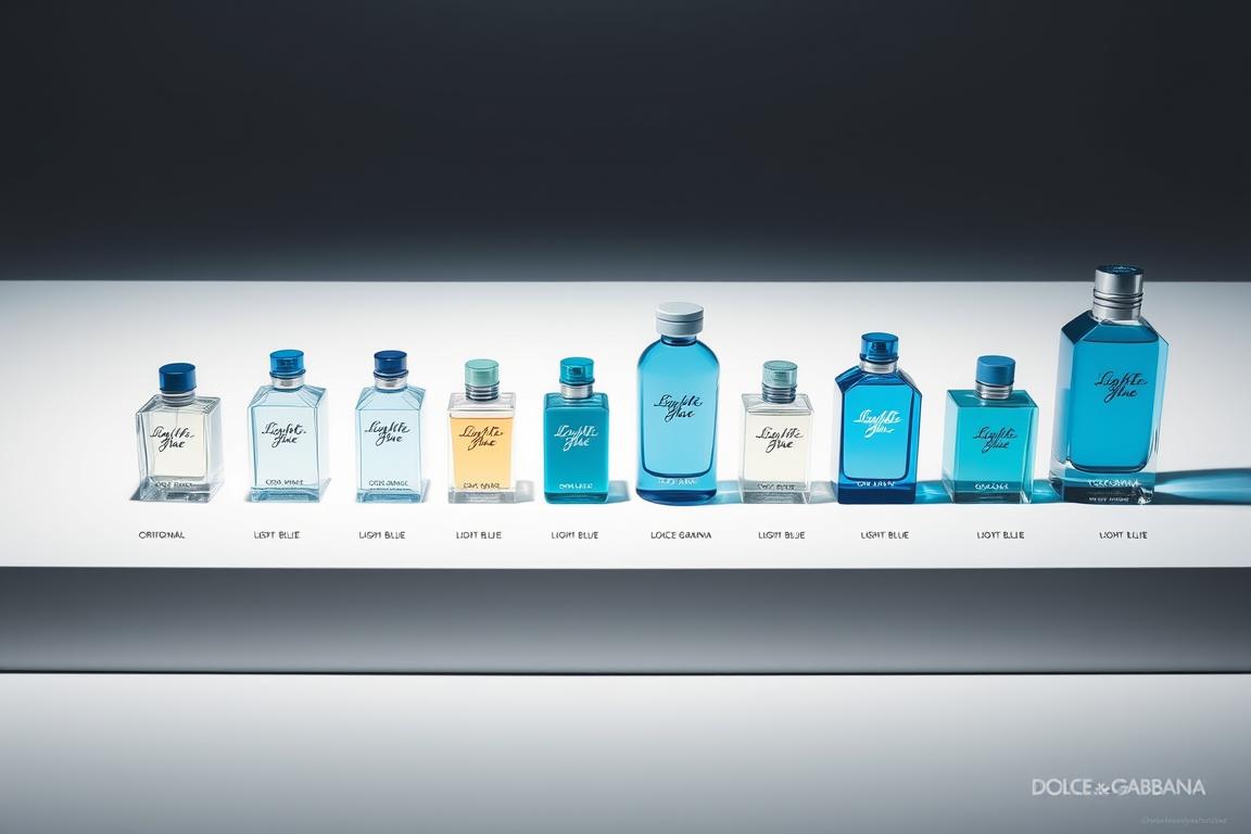 Dolce & Gabbana Light Blue bottle design evolution