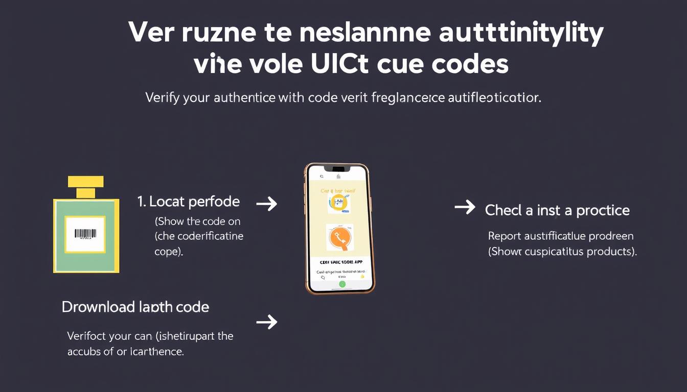 Step-by-step guide for consumers to validate fragrance authenticity using UPC