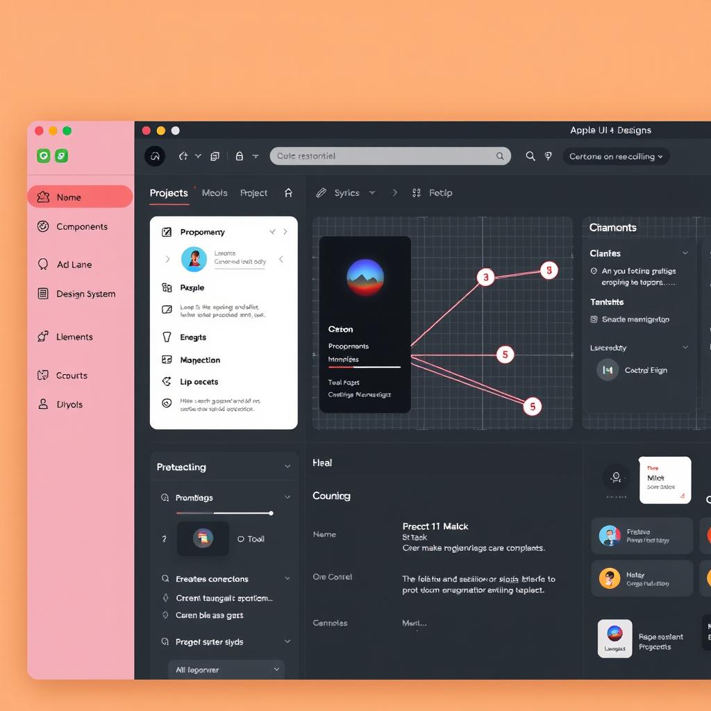 Interface Figma pour UX/UI Design