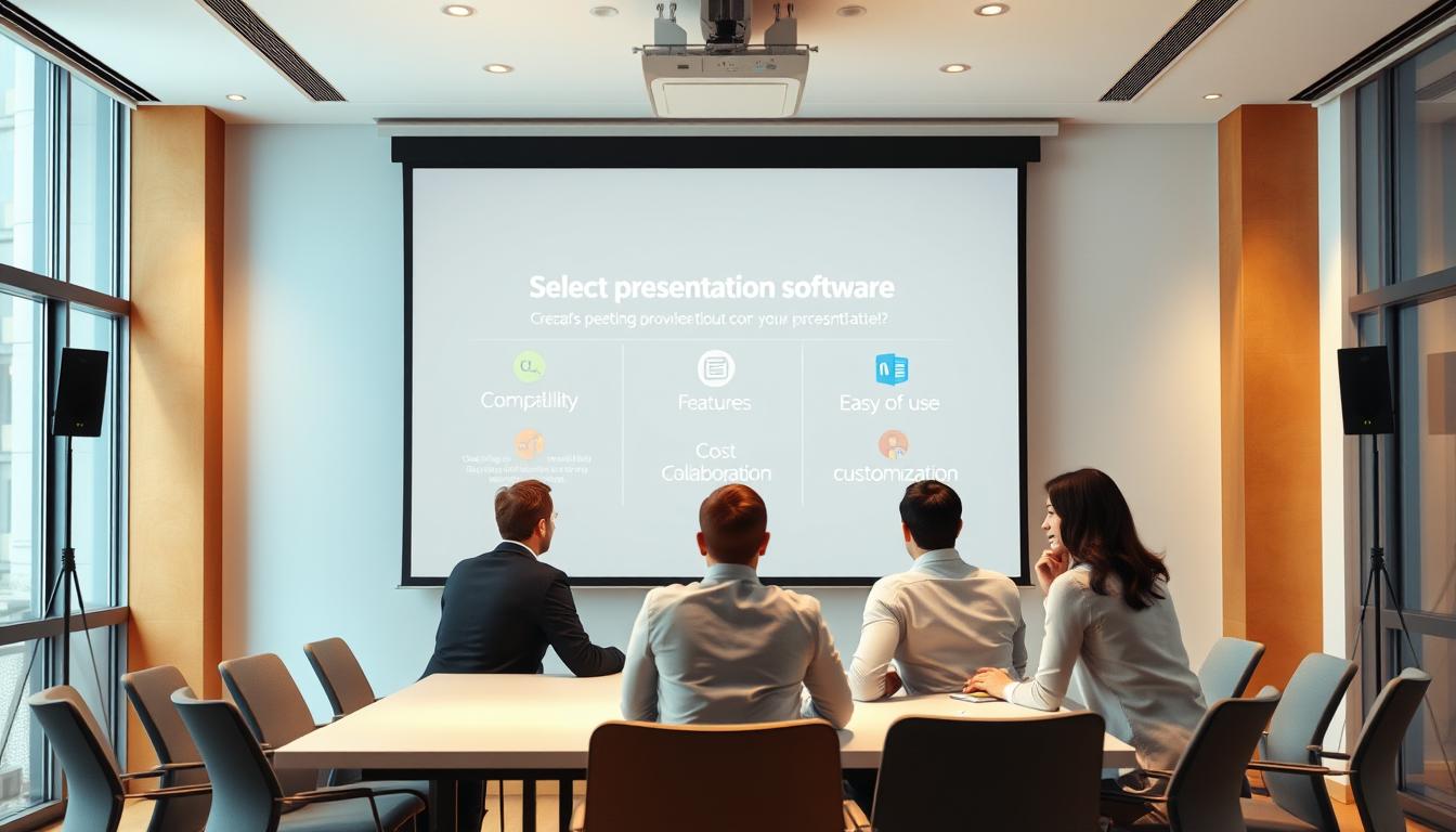 factors to consider when selecting presentation software