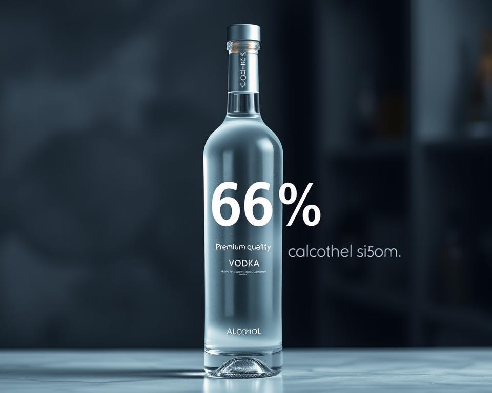 hoeveel procent alcohol in wodka