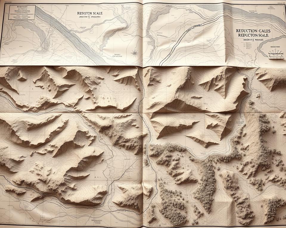 Escala de reducción en la cartografía