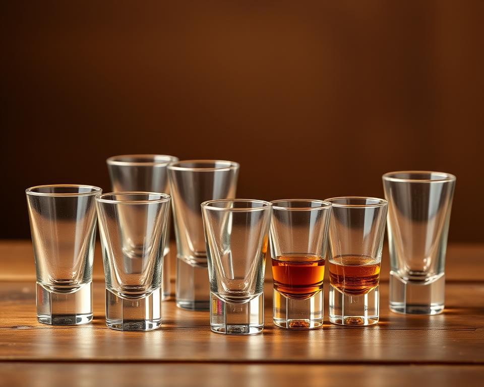 internationale maten shotjes