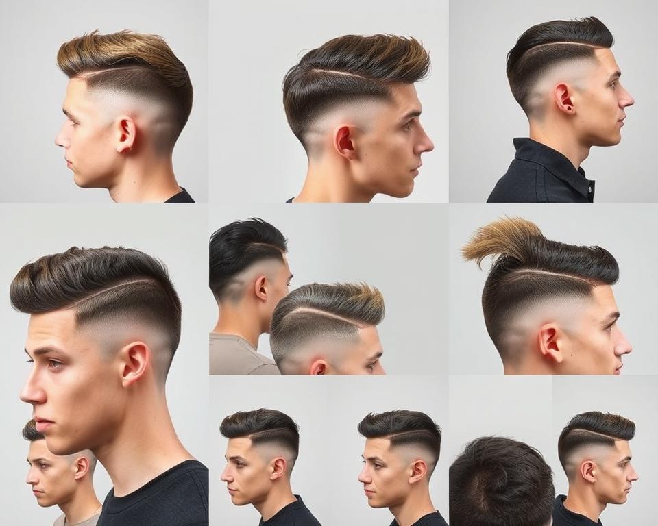 variedad de buzz cuts