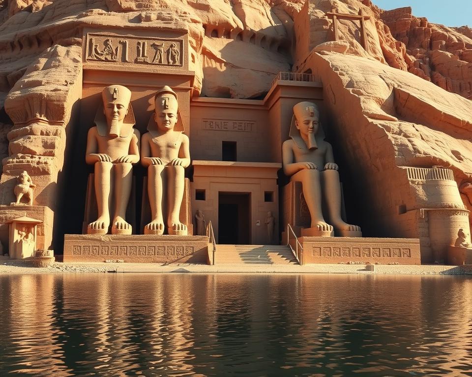 Abu Simbel templi rupestri egizi