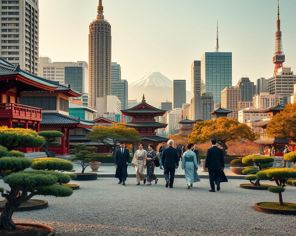 tradición y modernidad en Japón