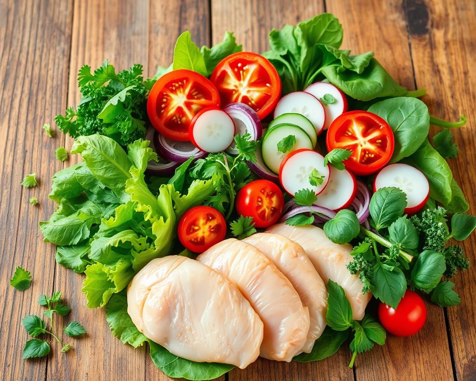 ingredienti insalata di pollo