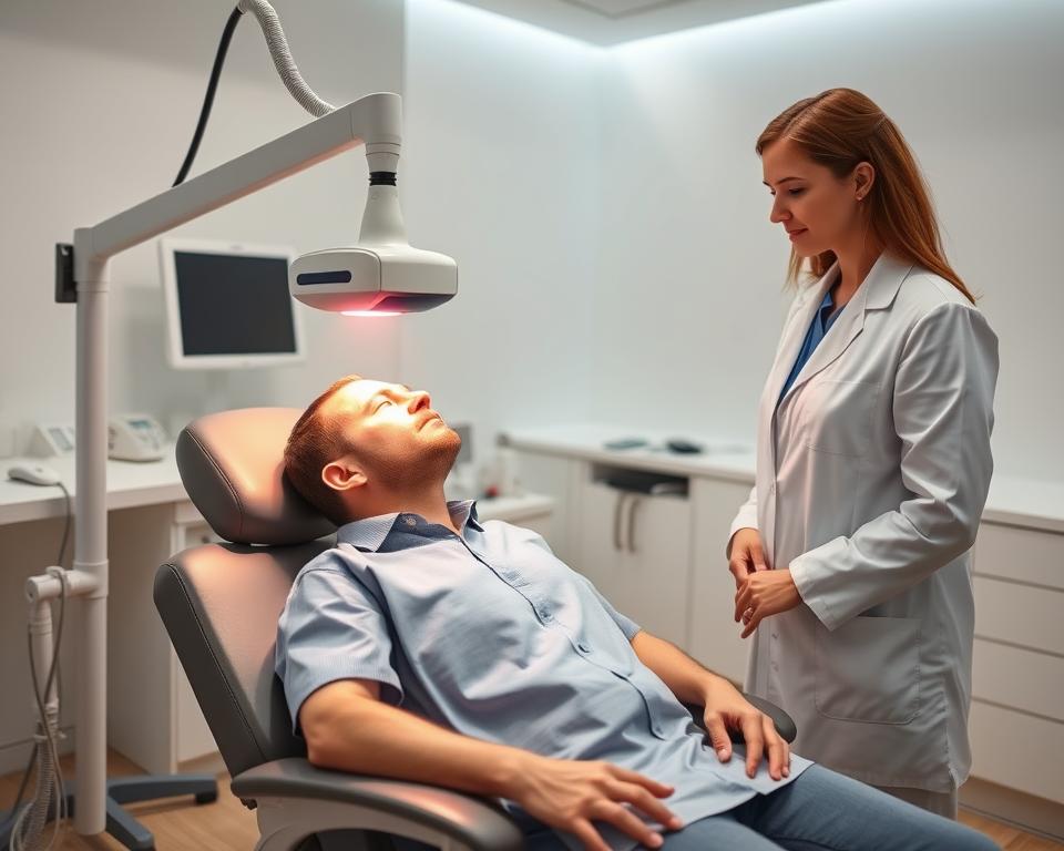 uso de terapia con láser para la pérdida de cabello