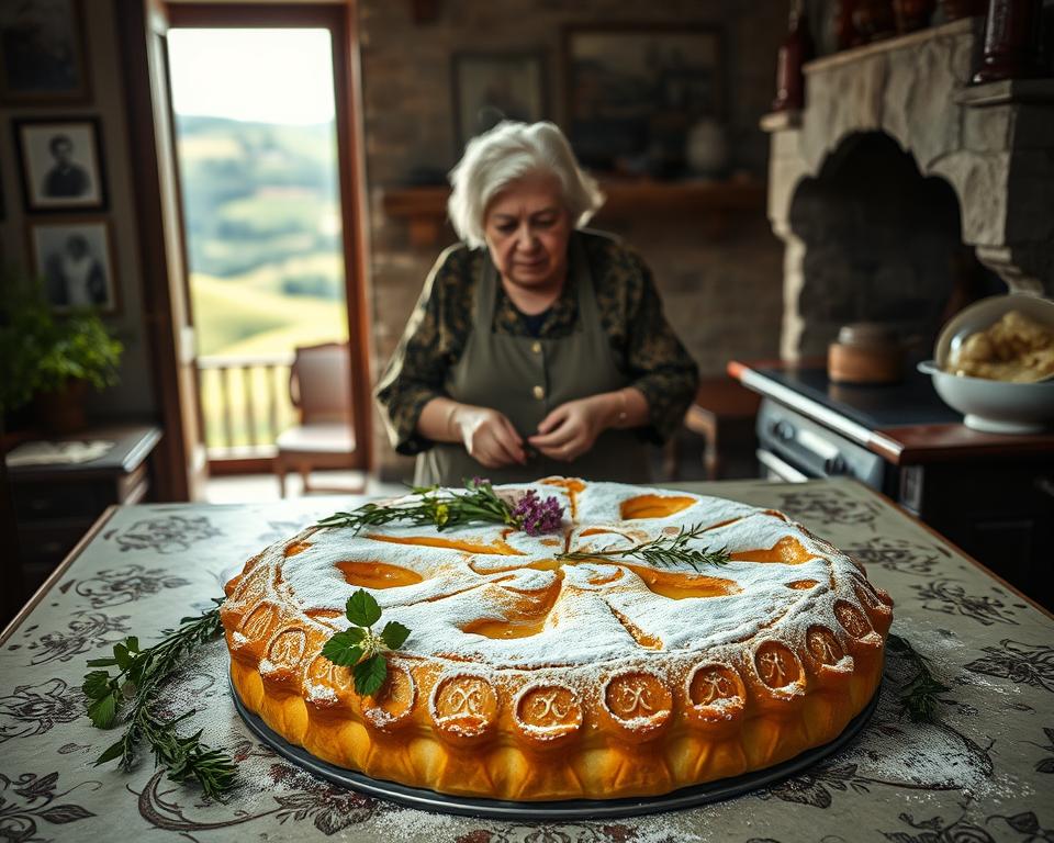 Torta della Nonna Geschichte