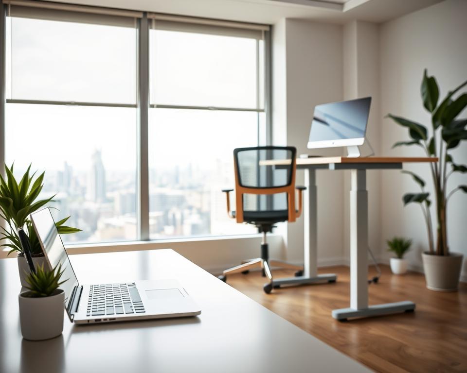 arbeitsplatz aufgeräumt