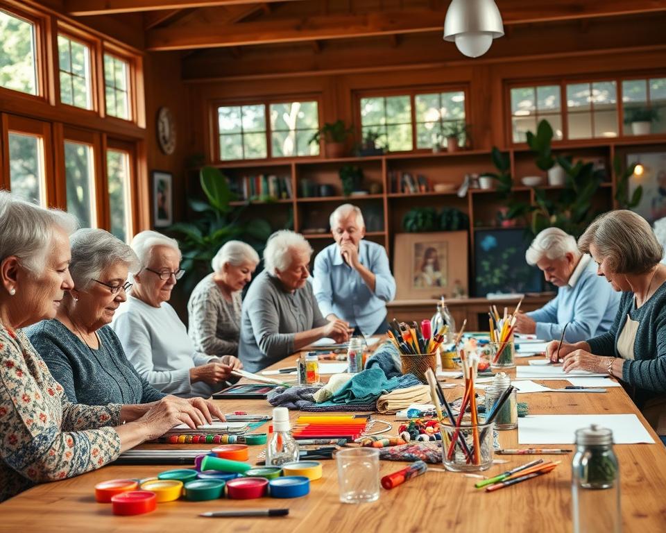 Kreatives Gestalten mit Senioren