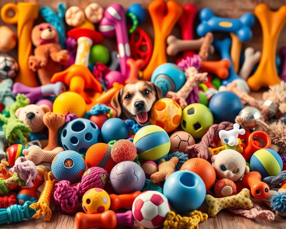 tipos de juguetes para perros
