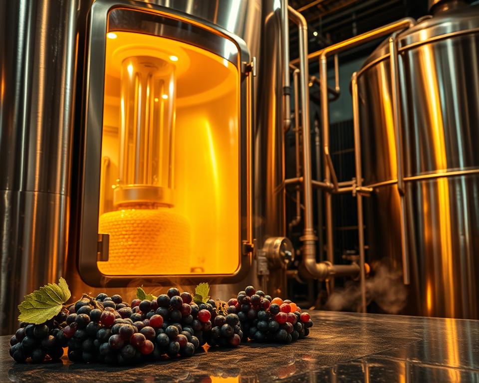 productie van alcohol in wijn