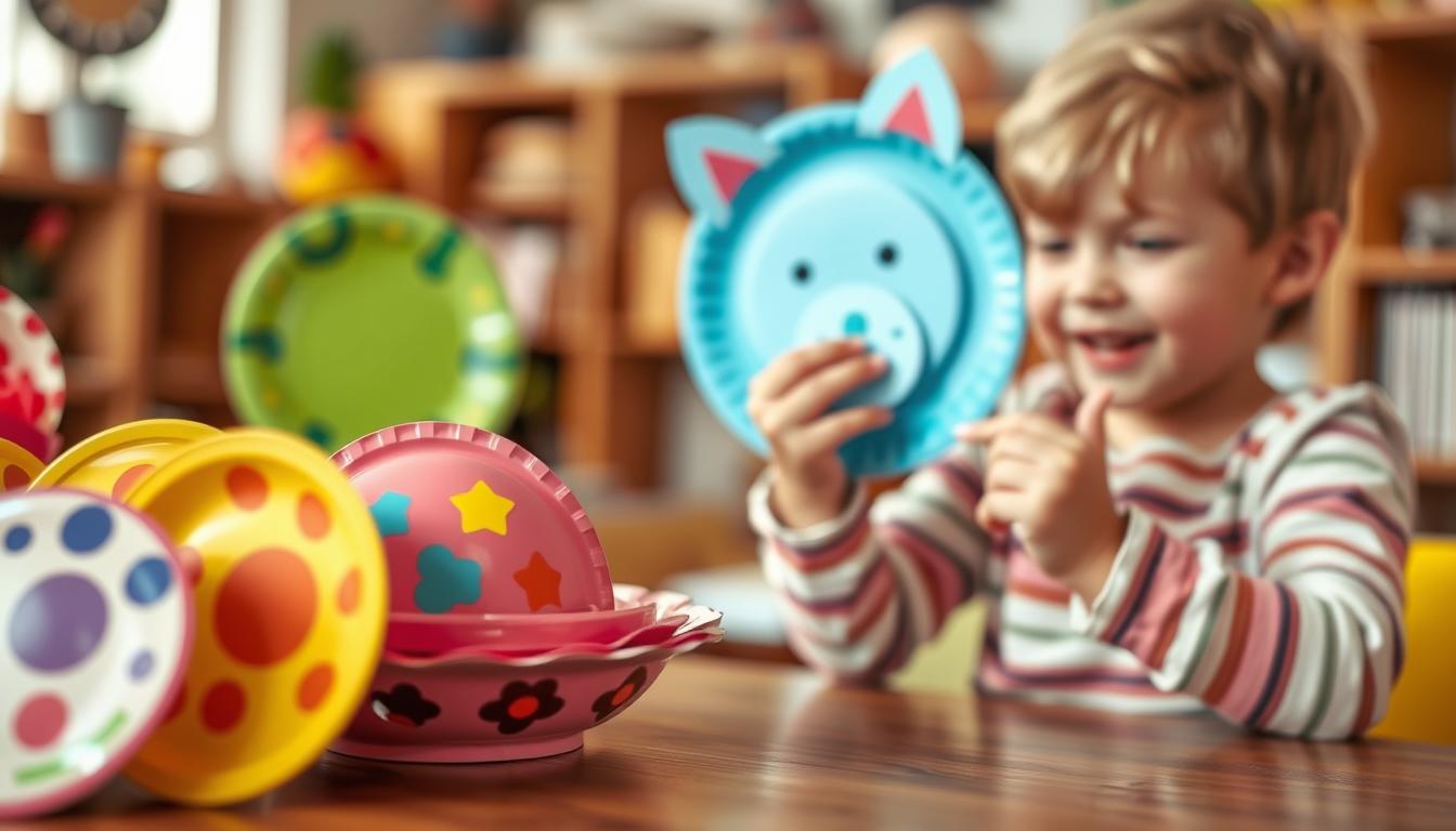 easy paper dish crafts for kids