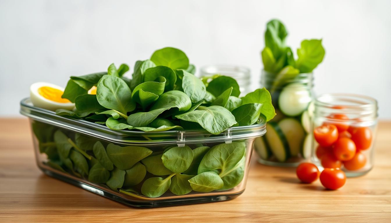 spinach meal prep