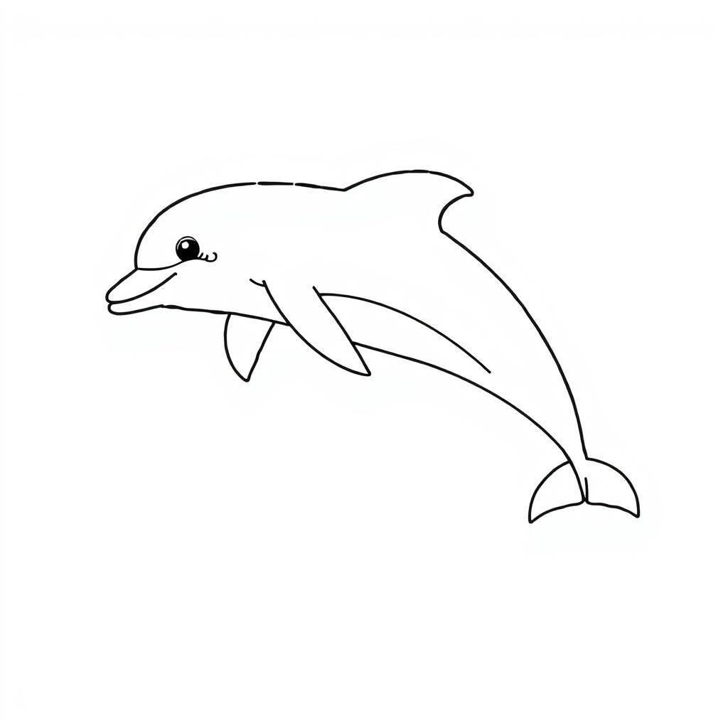 coloring Dolphin for kids