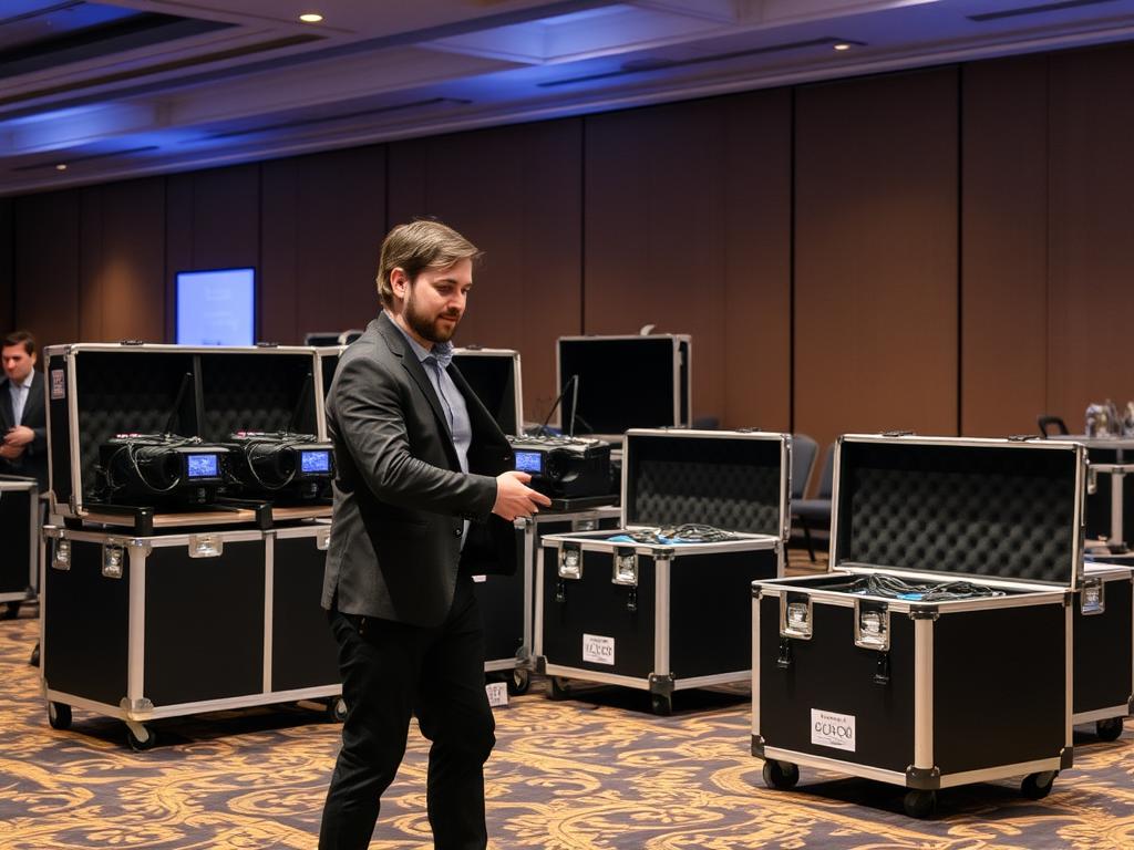 Event professional renting cold spark machines for a one-time event