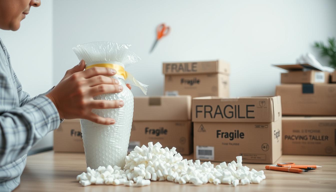 step-by-step packing process