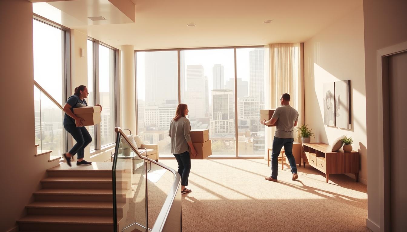 stress-free moving process