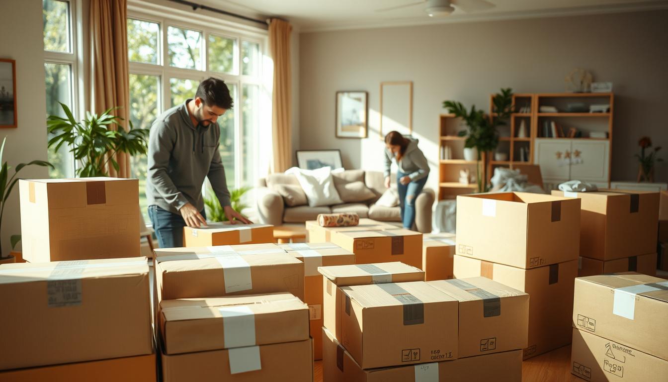 efficient packing strategies during moving day