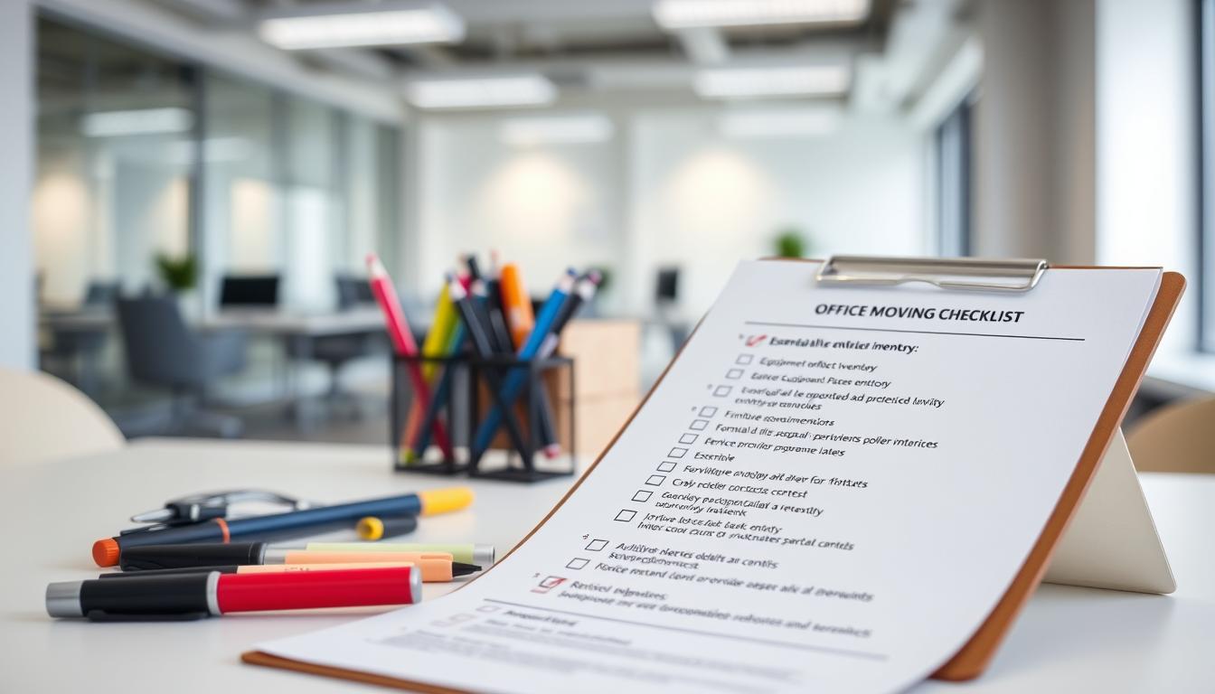 office moving quote checklist