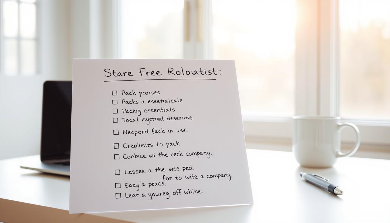 moving checklist stress-free relocation tips