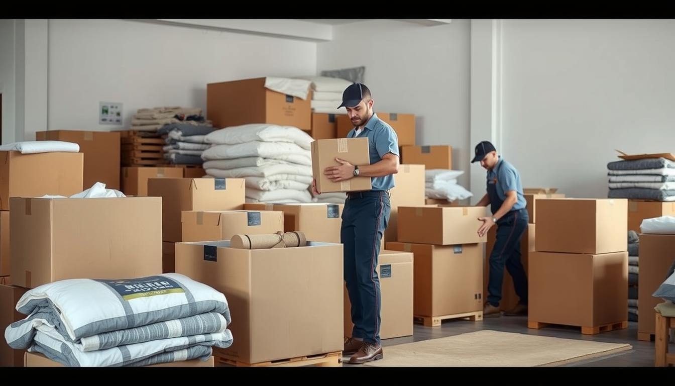 Insuring moving belongings with professional packing
