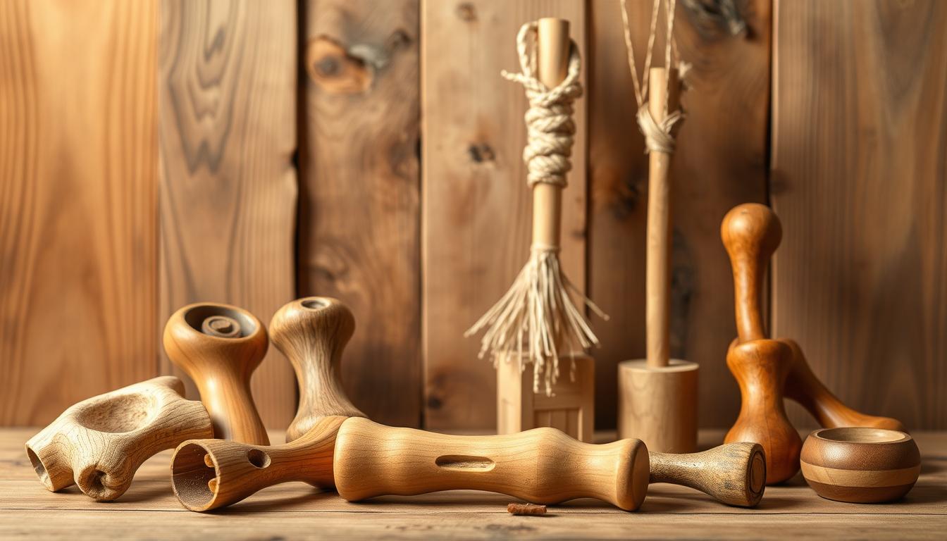 natural wood pet toys