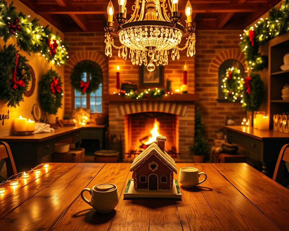 christmas kitchen lighting