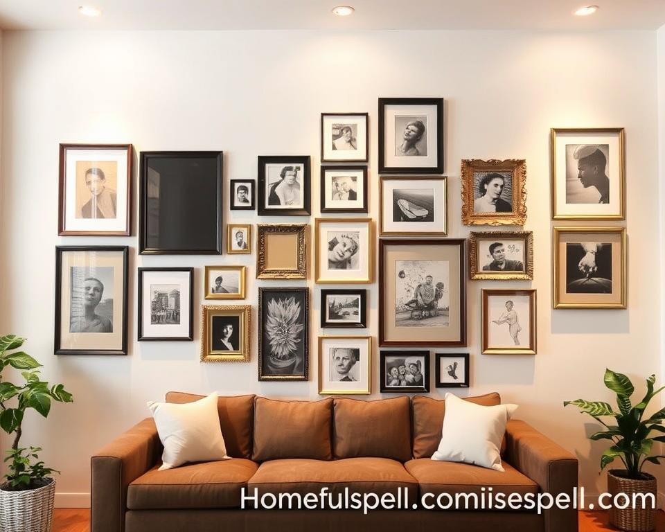 framed gallery walls