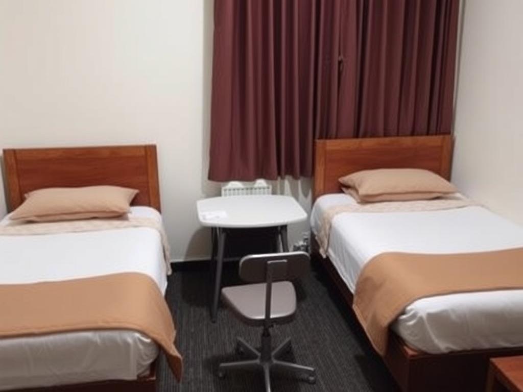 Doppelzimmer mit Einzelbetten für Monteure in Dresden