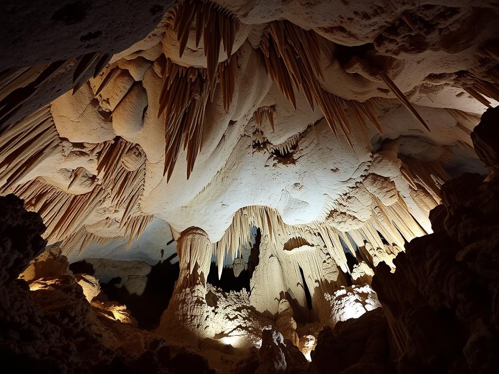 Tropfsteinhöhle von Petralona mit beeindruckenden Formationen