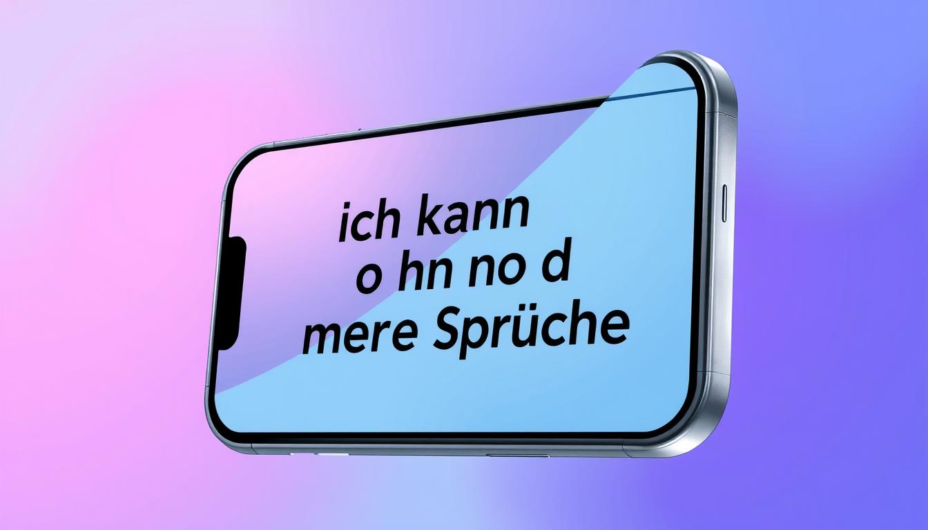 Ich kann nicht mehr Sprüche