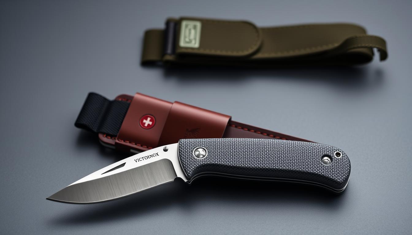Victorinox Hunter Pro Alox Jagdmesser mit Aluminiumgriff und Nylonscheide