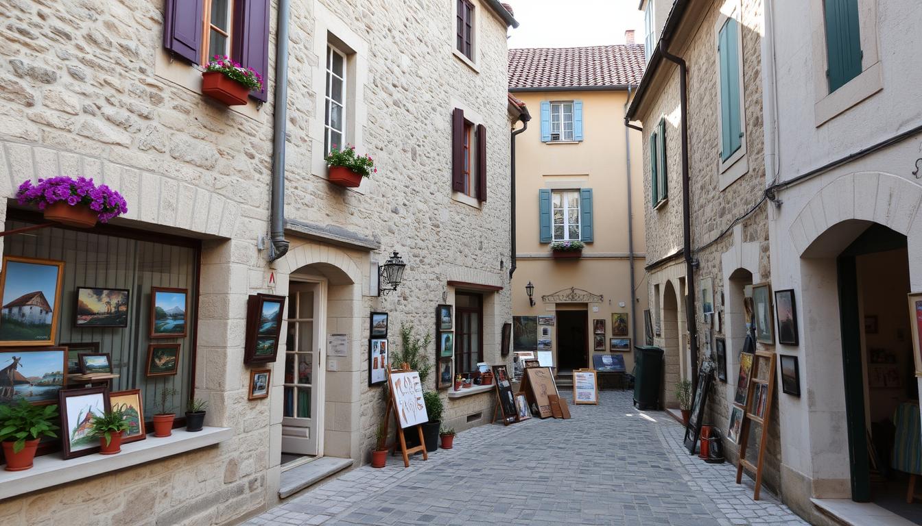 Malerische Gasse im Künstlerdorf Groznjan in Istrien - Top 10 Urlaubziele Kroatien 2025