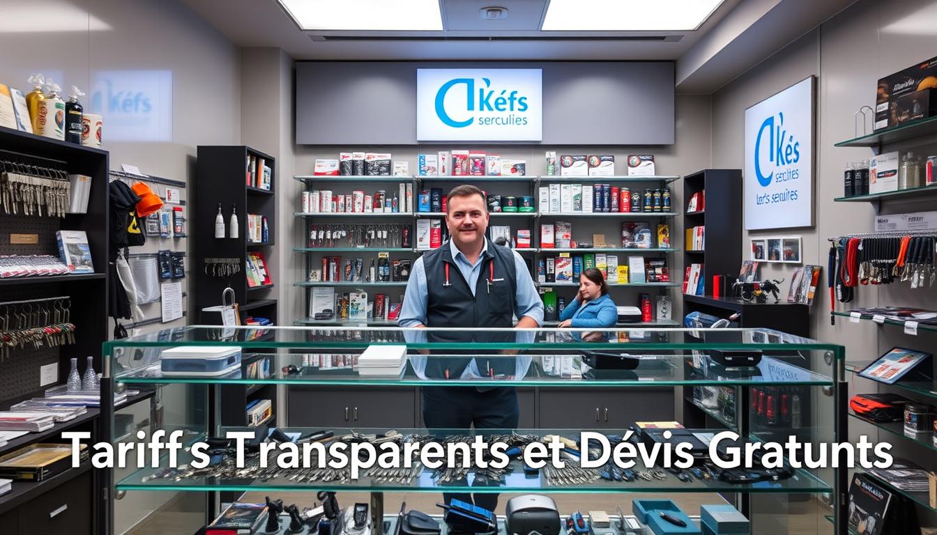serrurier tarif transparent