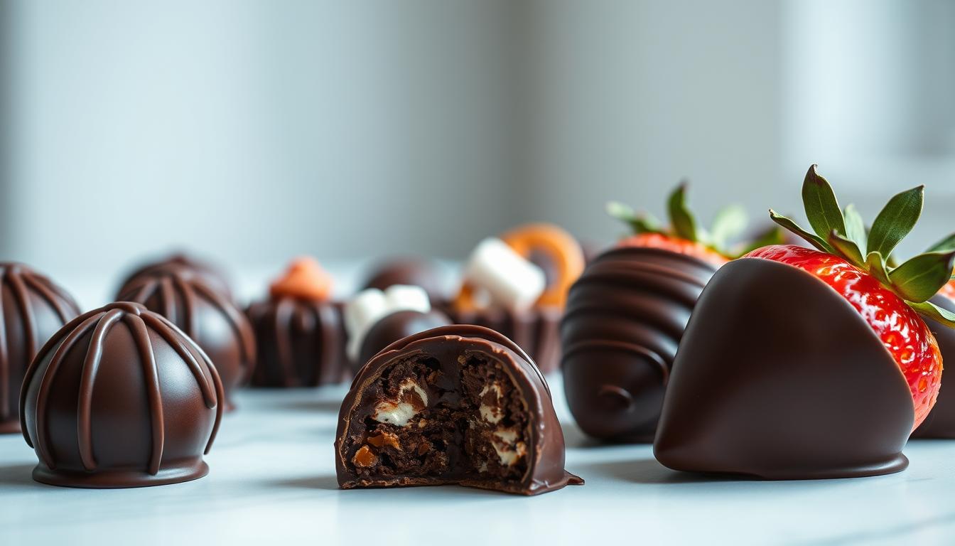 chocolate-dipped treats