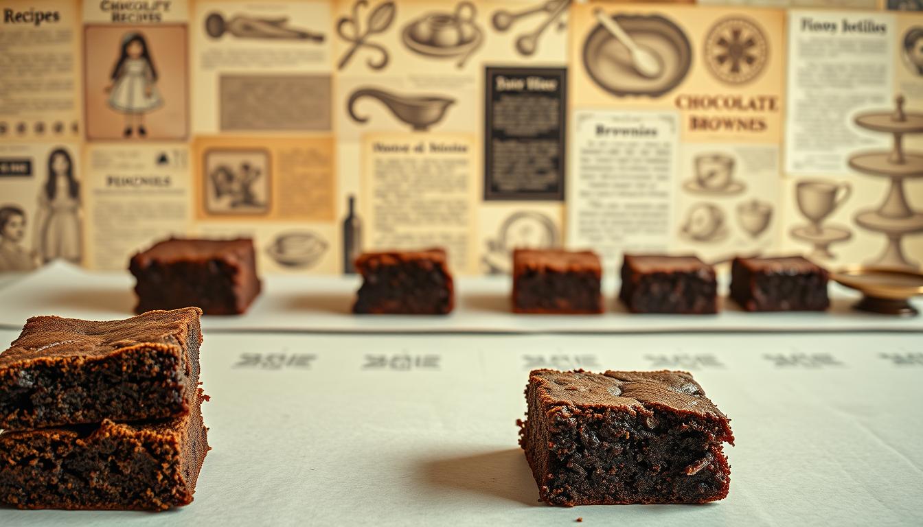 history of chocolate brownies