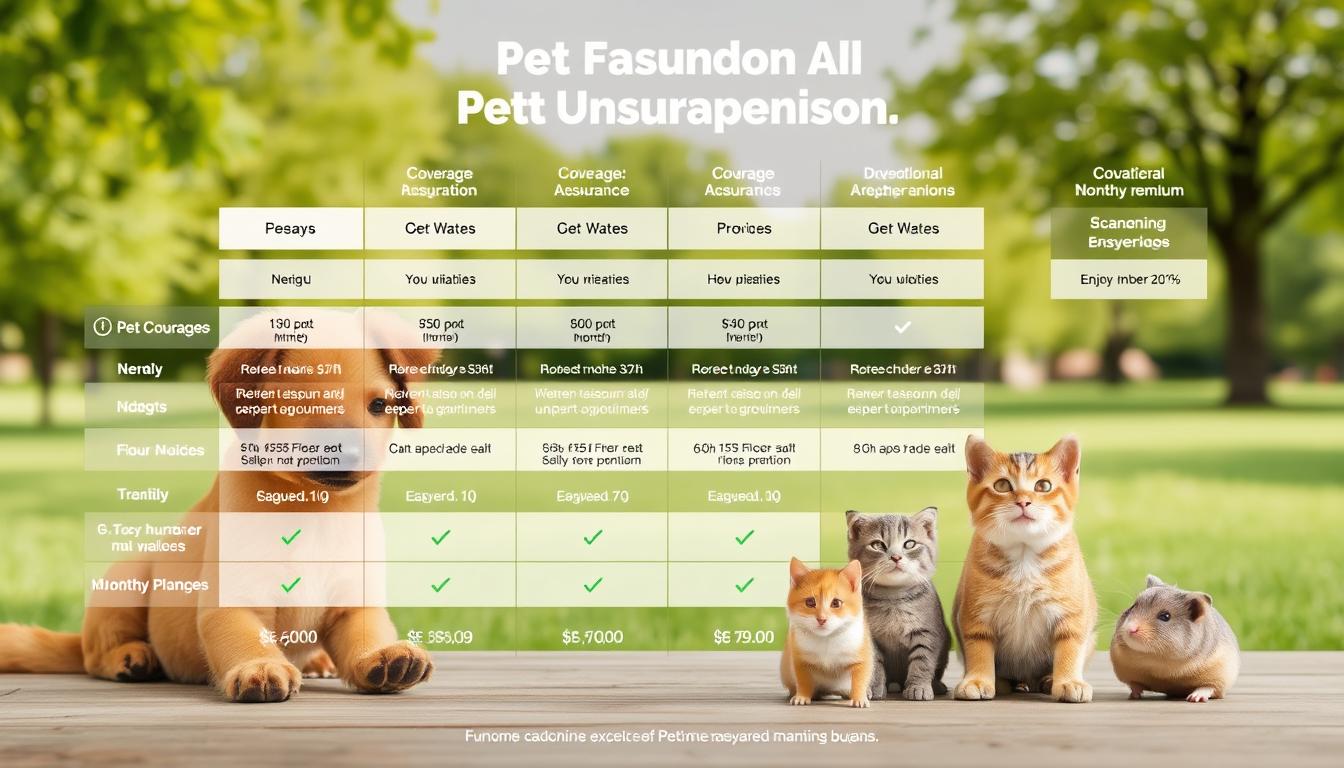 pet insurance plans comparison