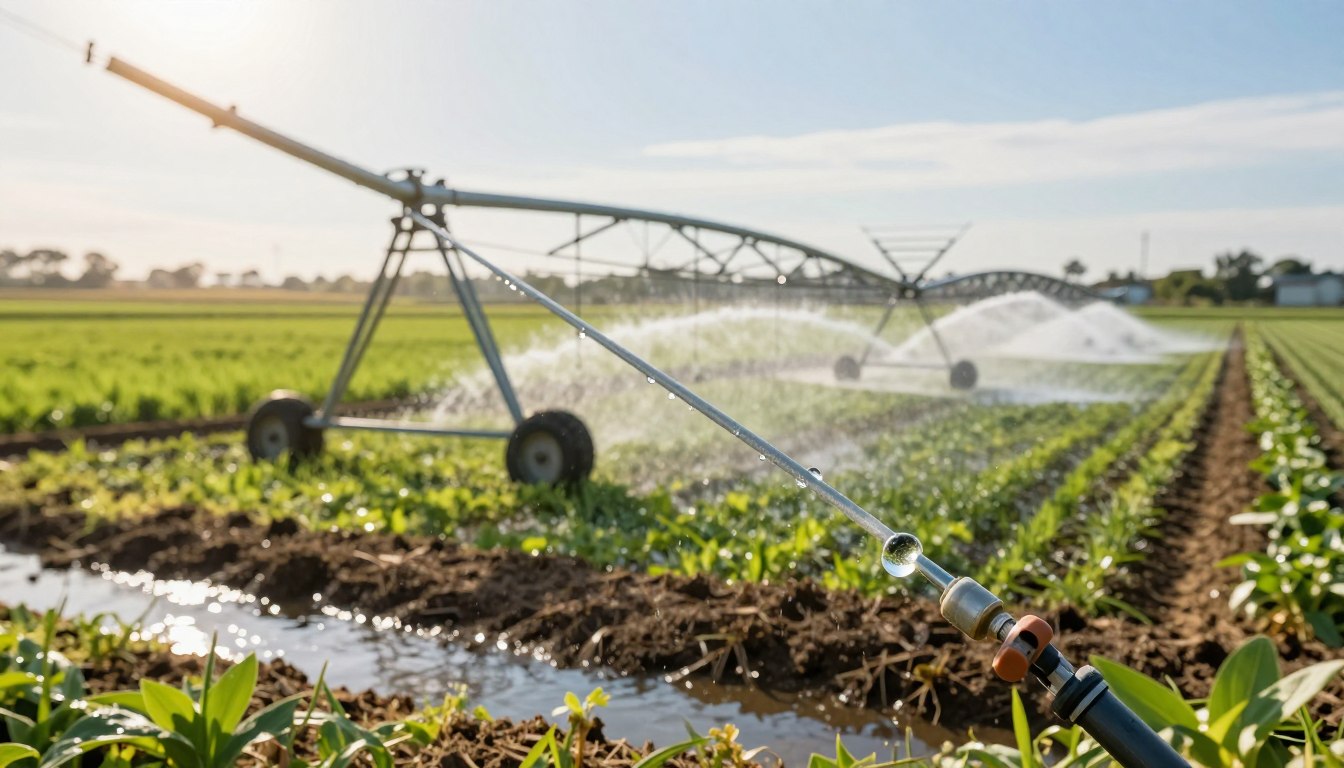 tipos de rega na agricultura