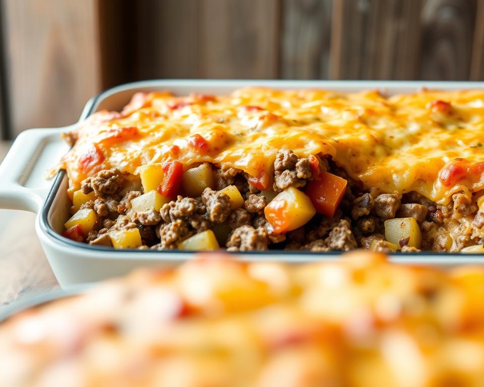 cheesy hobo casserole