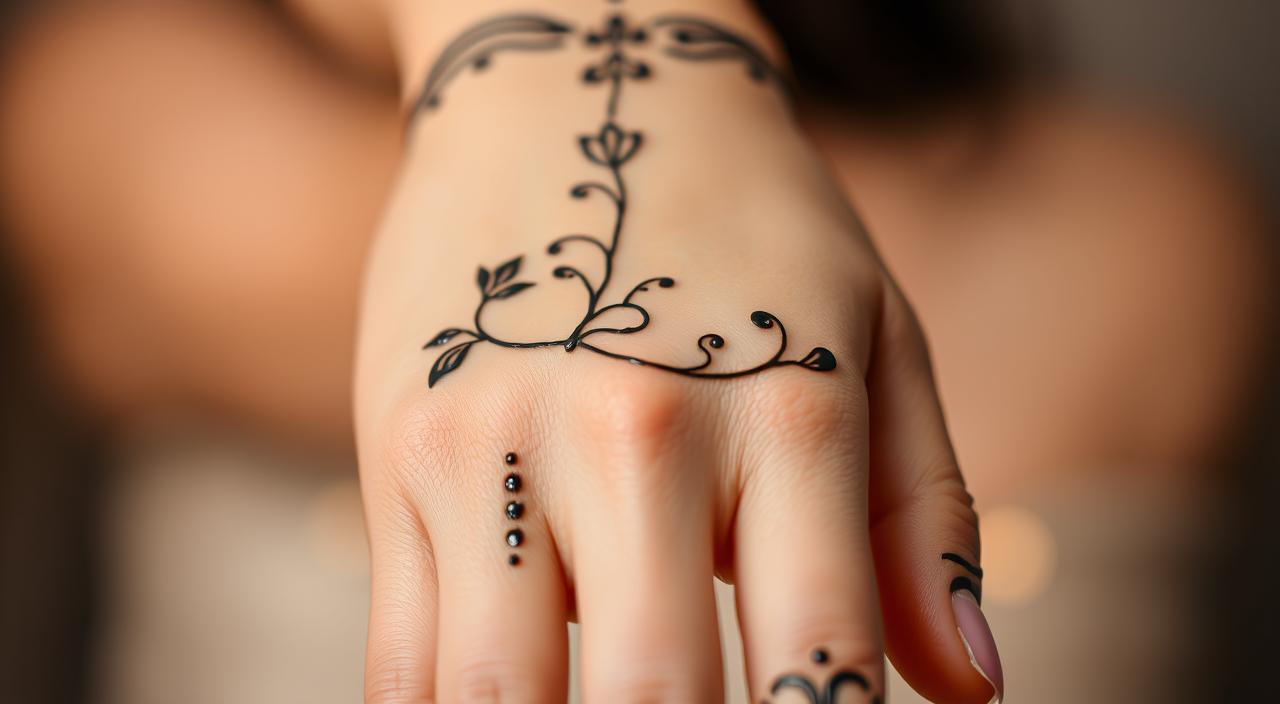 simple mehndi designs at home
