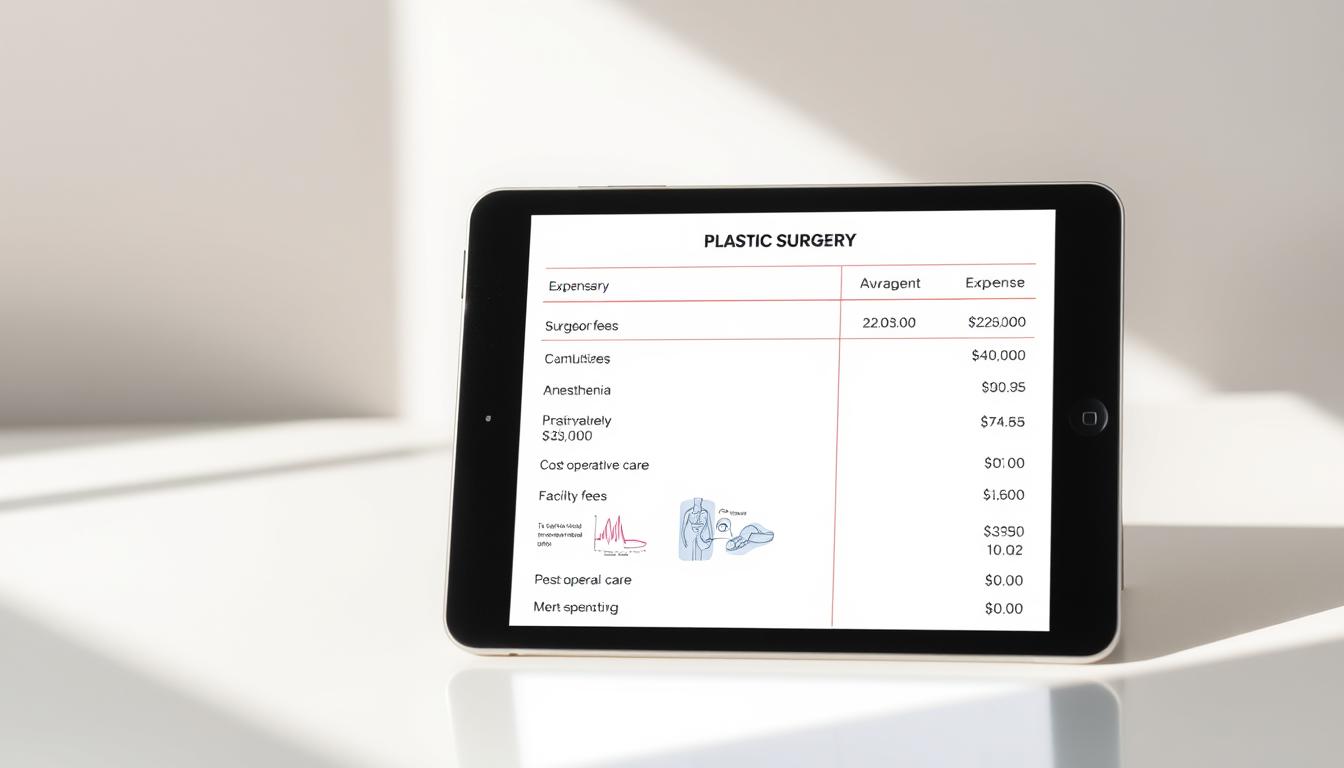 plastic surgery cost breakdown