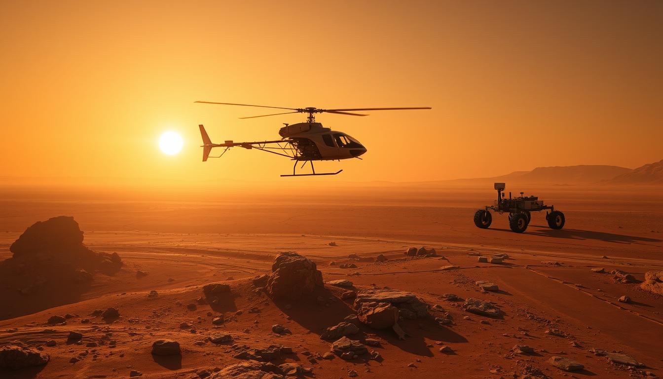 Helicóptero Ingenuity em Marte