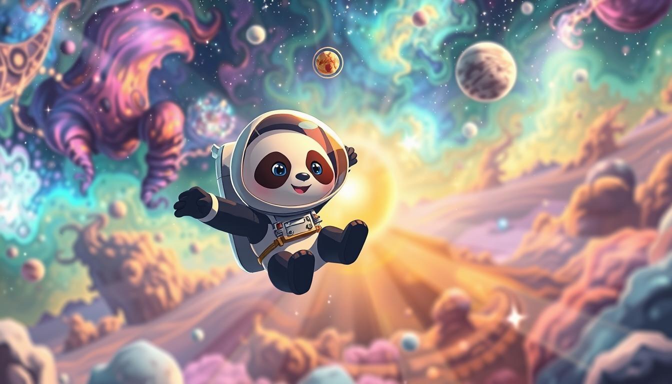 Little Panda Space Journey space adventure game for kids astronaut panda game