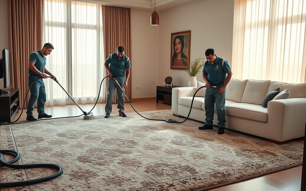 تنظيف السجاد والكنب بالبخار