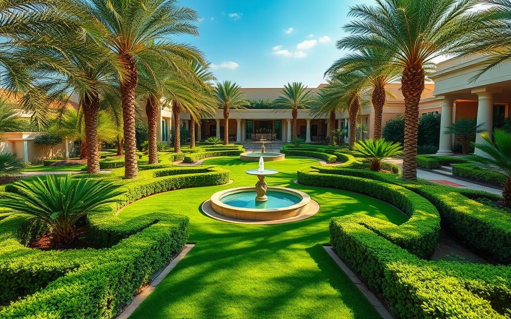 تنسيق حدائق roof garden بالكويت