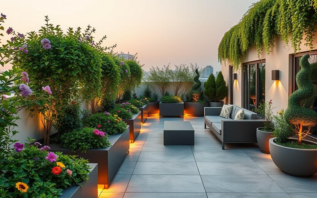 تنسيق حدائقroof garden بالكويت