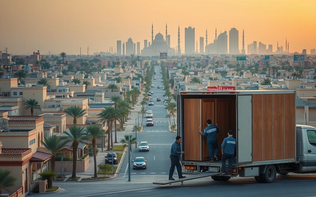 خدمات نقل العفش في أحياء الرياض